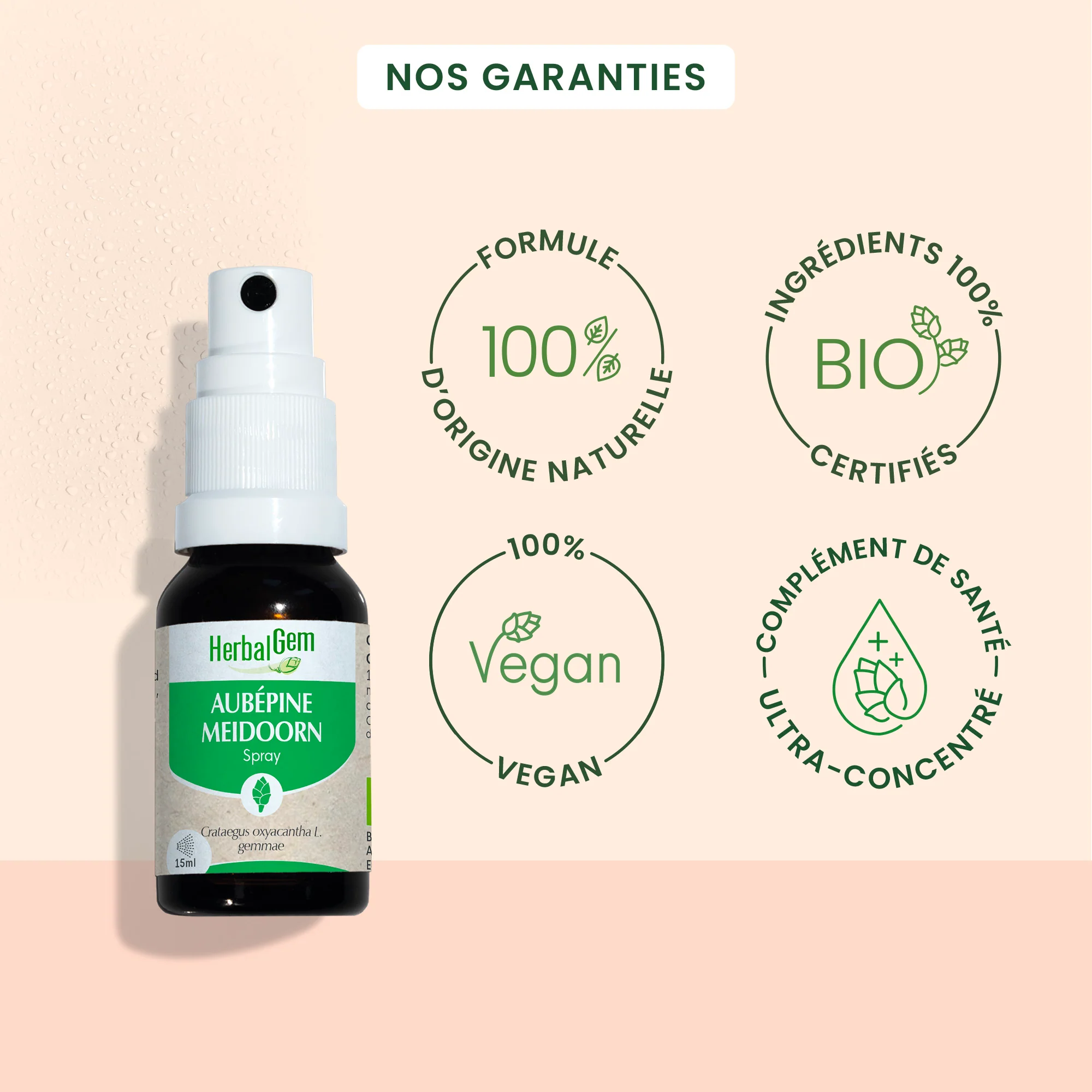 Bourgeon d'Aubépine - spray - Bio - Image 3