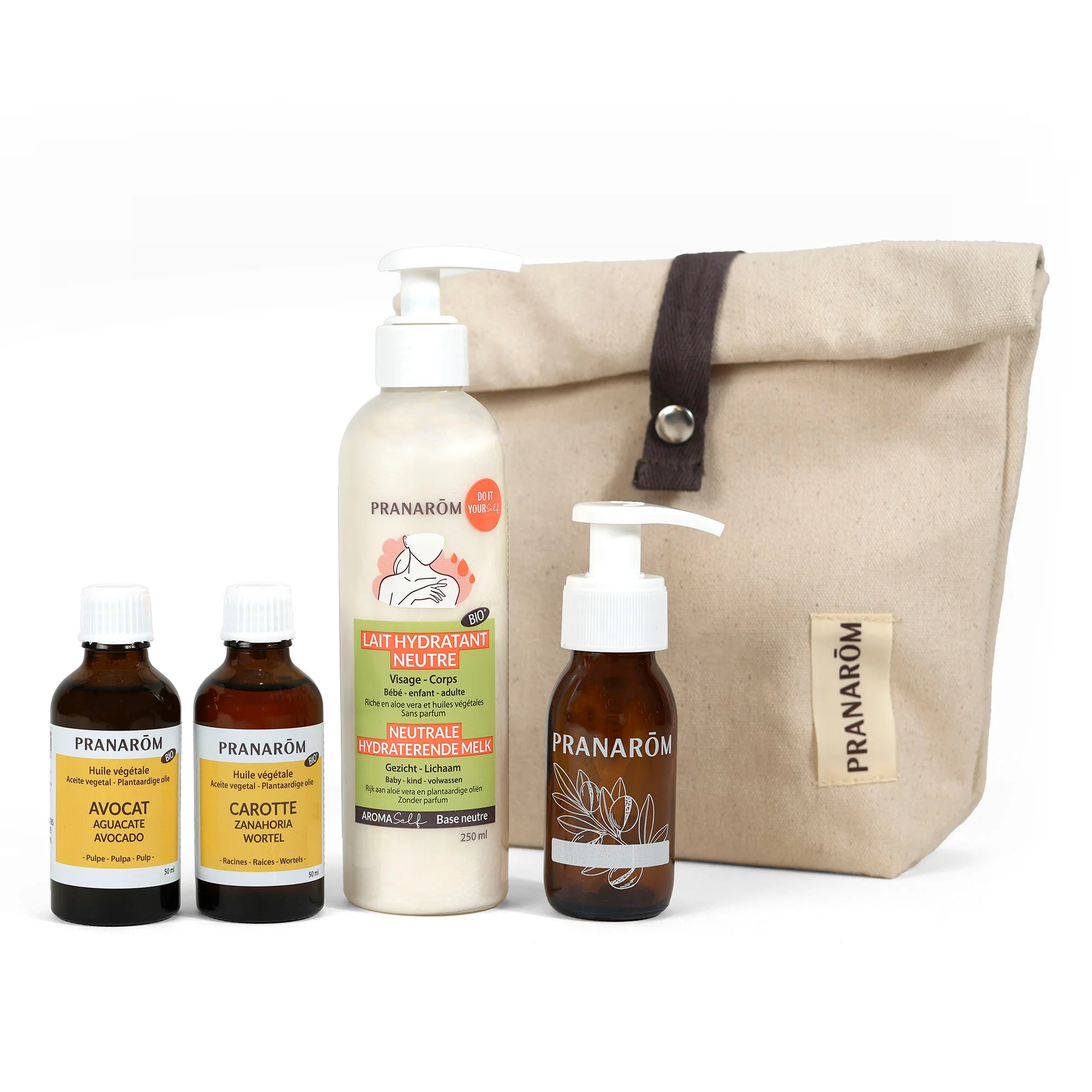 Duo lait corps nourrissant et peau dorée - Trousse et flacon pompe offerts