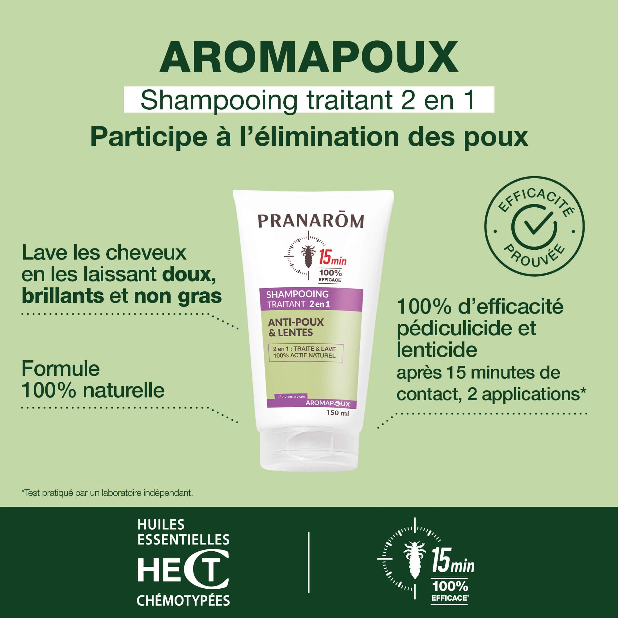 Duo pack lotion flash et shampoing traitant anti-poux - Image 3