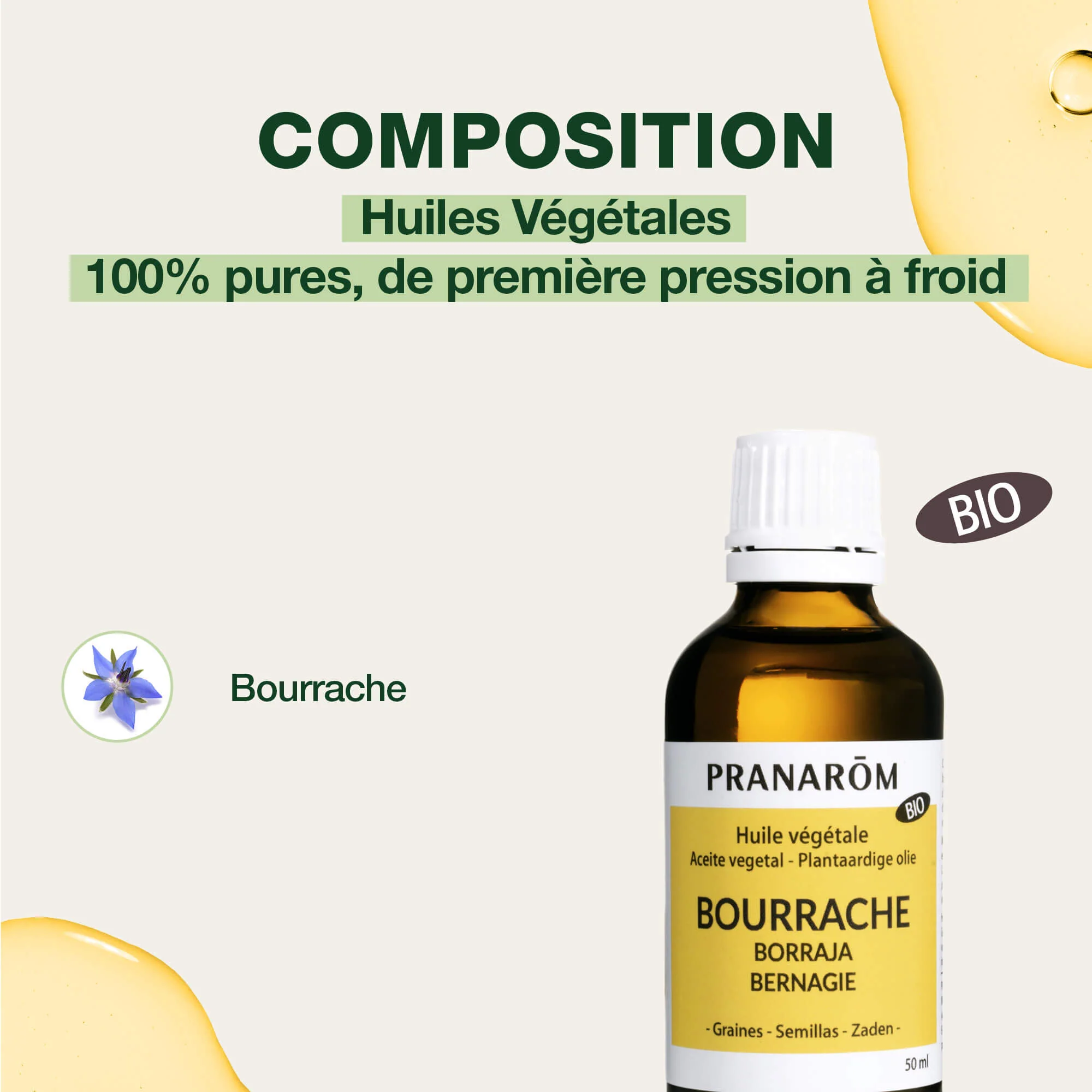 Huile Végétale de Bourrache - Bio - Image 3