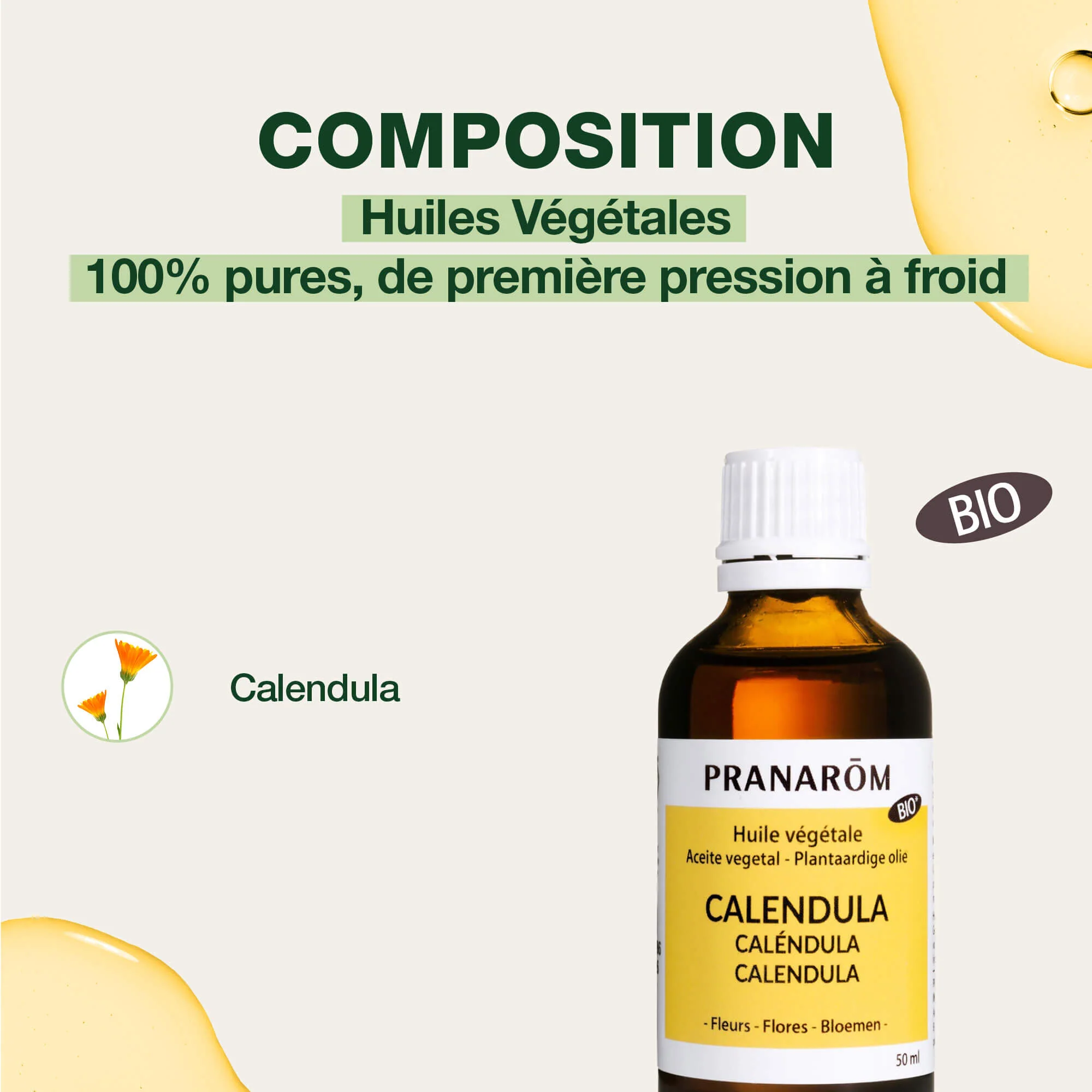 Huile Végétale de Calendula - Bio - Image 4