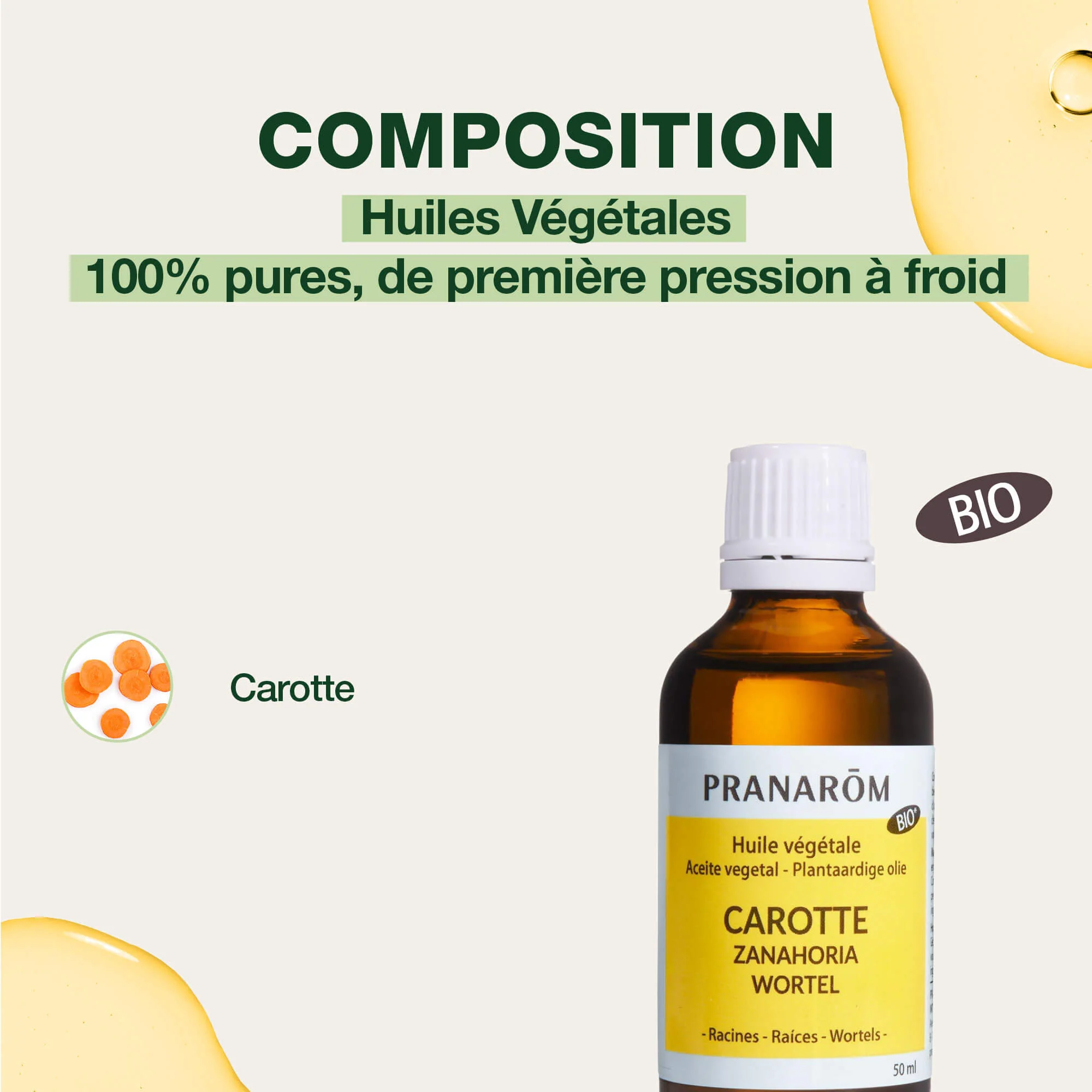 Huile Végétale de Carotte - Bio - Image 4