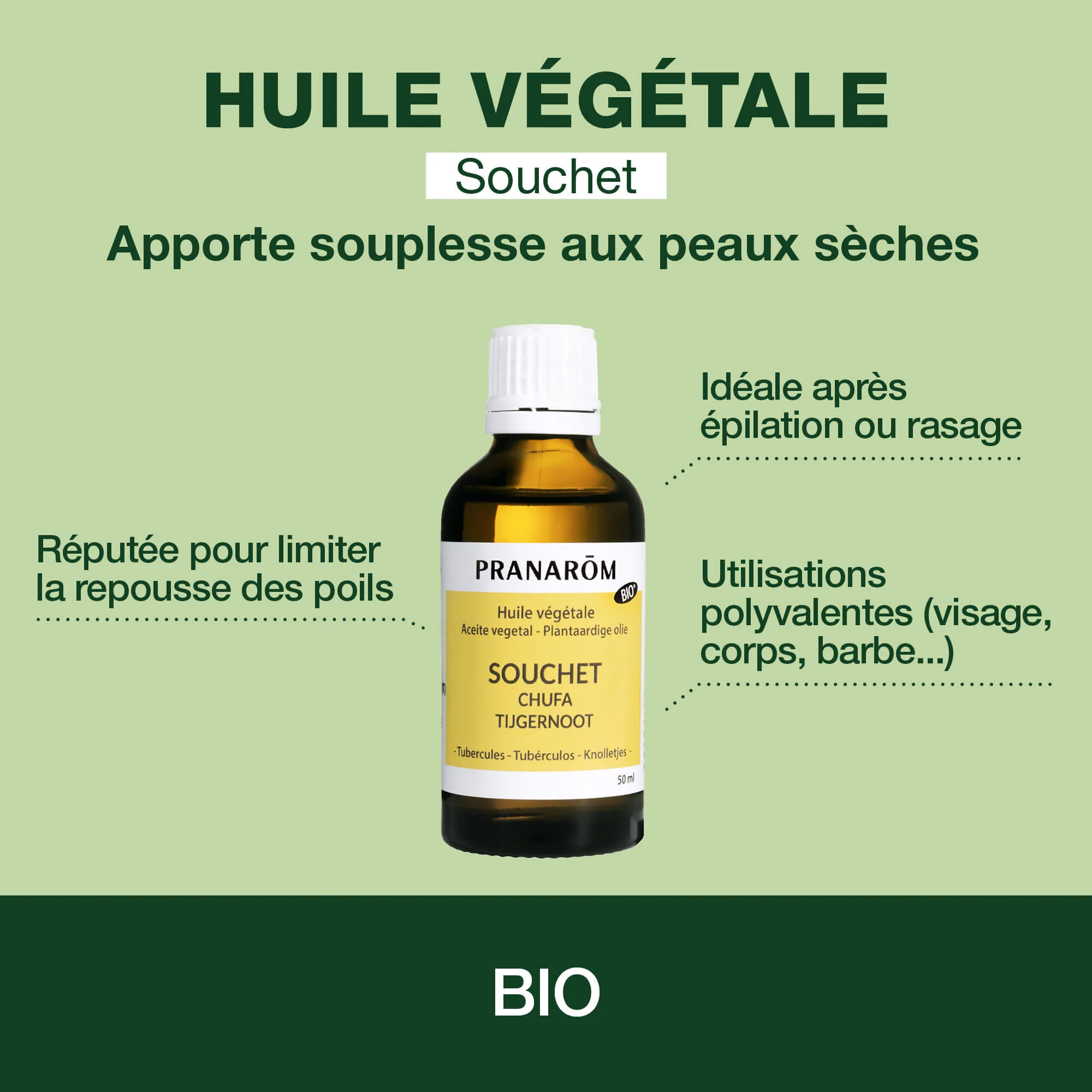 Huile Végétale de Souchet - Bio - Image 2