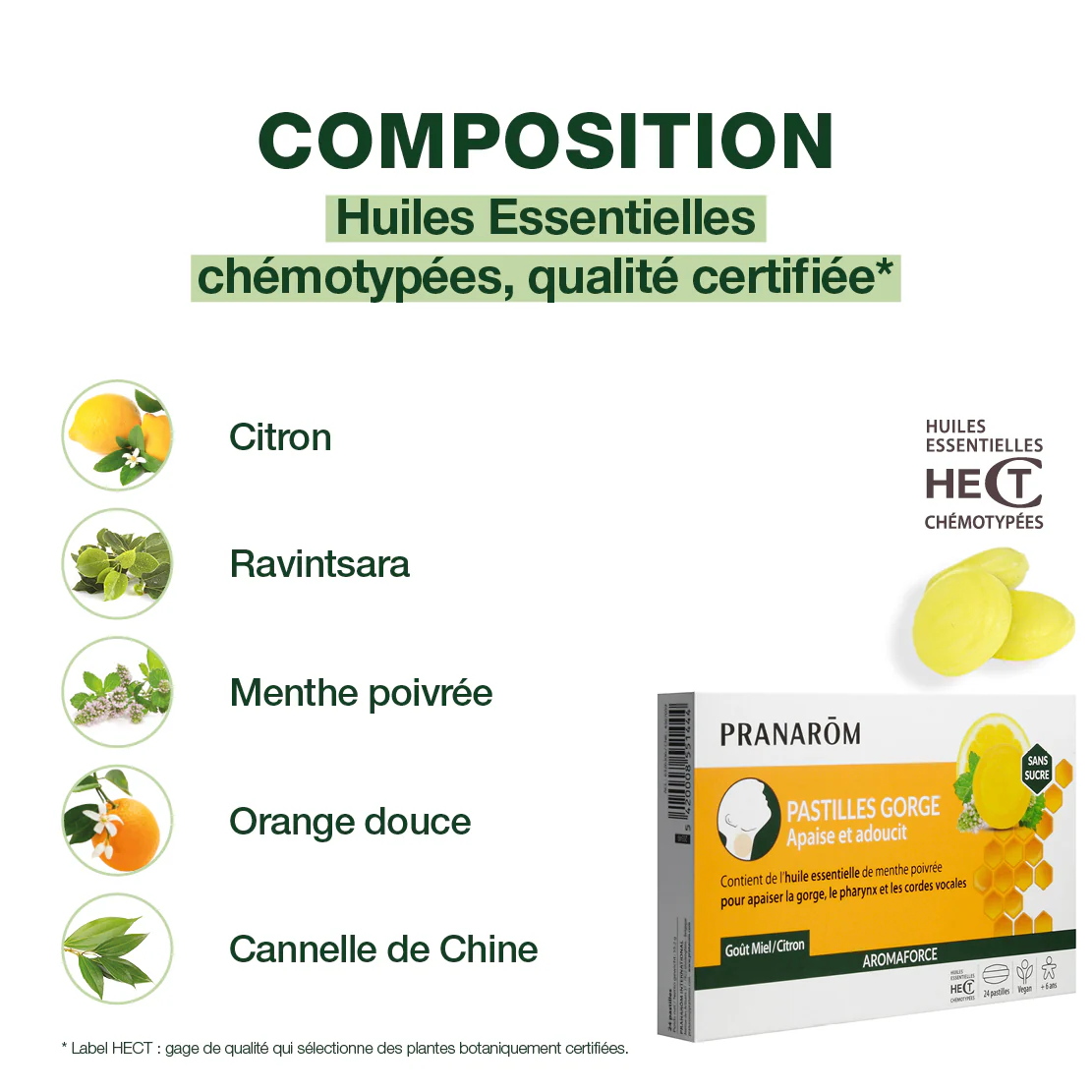 Pastilles gorge au miel et citron - Image 3